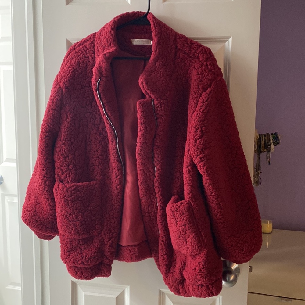 Red Teddy Jacket - image 1